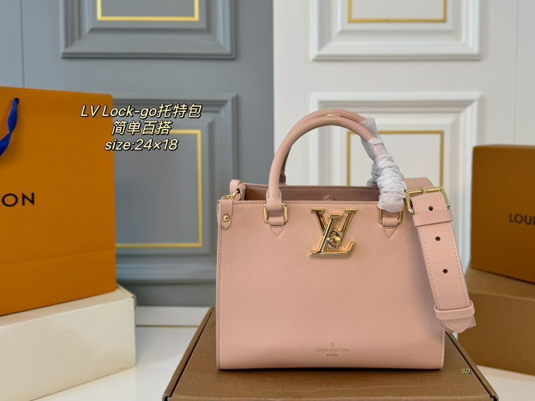 LVルイヴィトンLock-goジャングルトートバッグ、ハンドバッグ