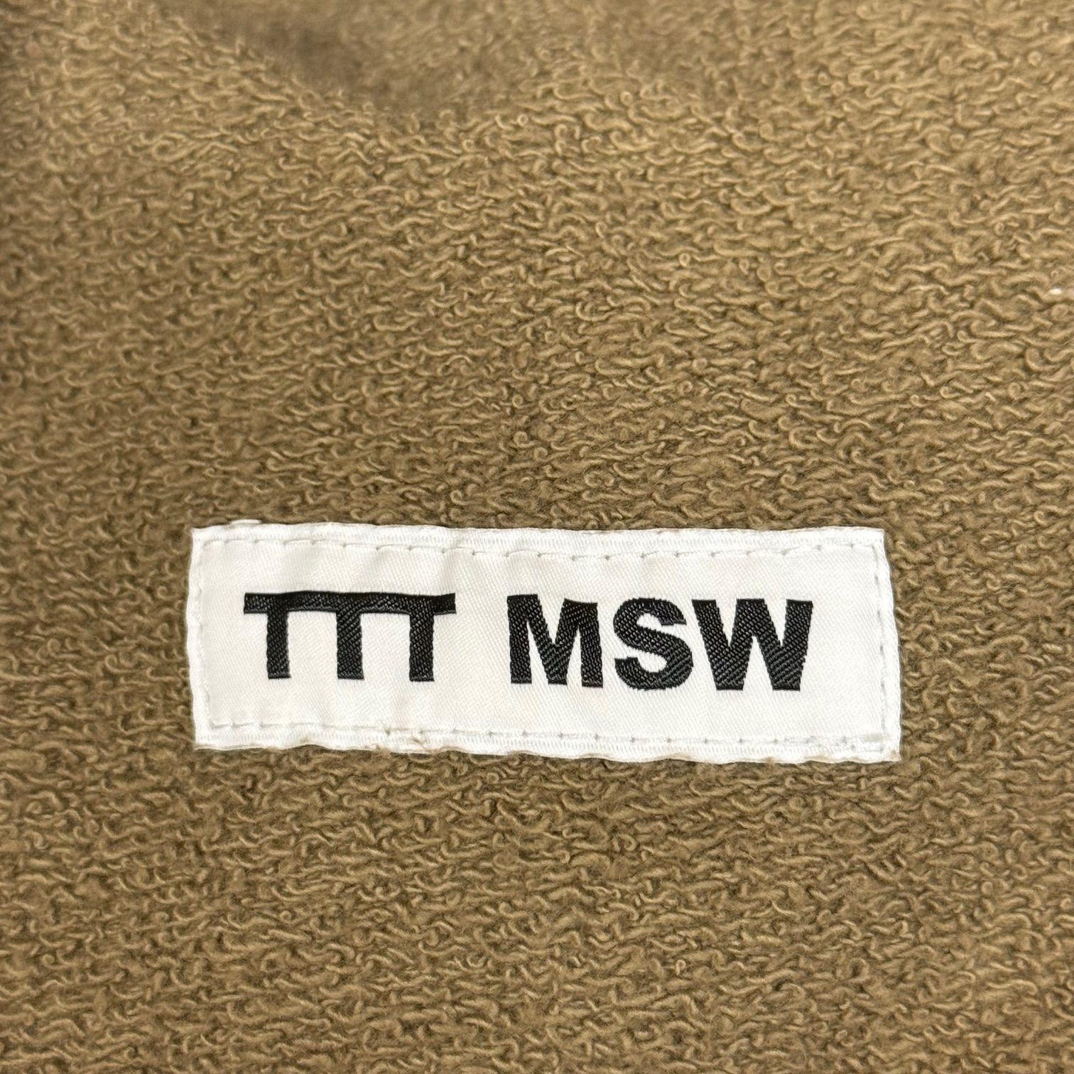 TTT MSW 23aw ダメージスウェットベージュ