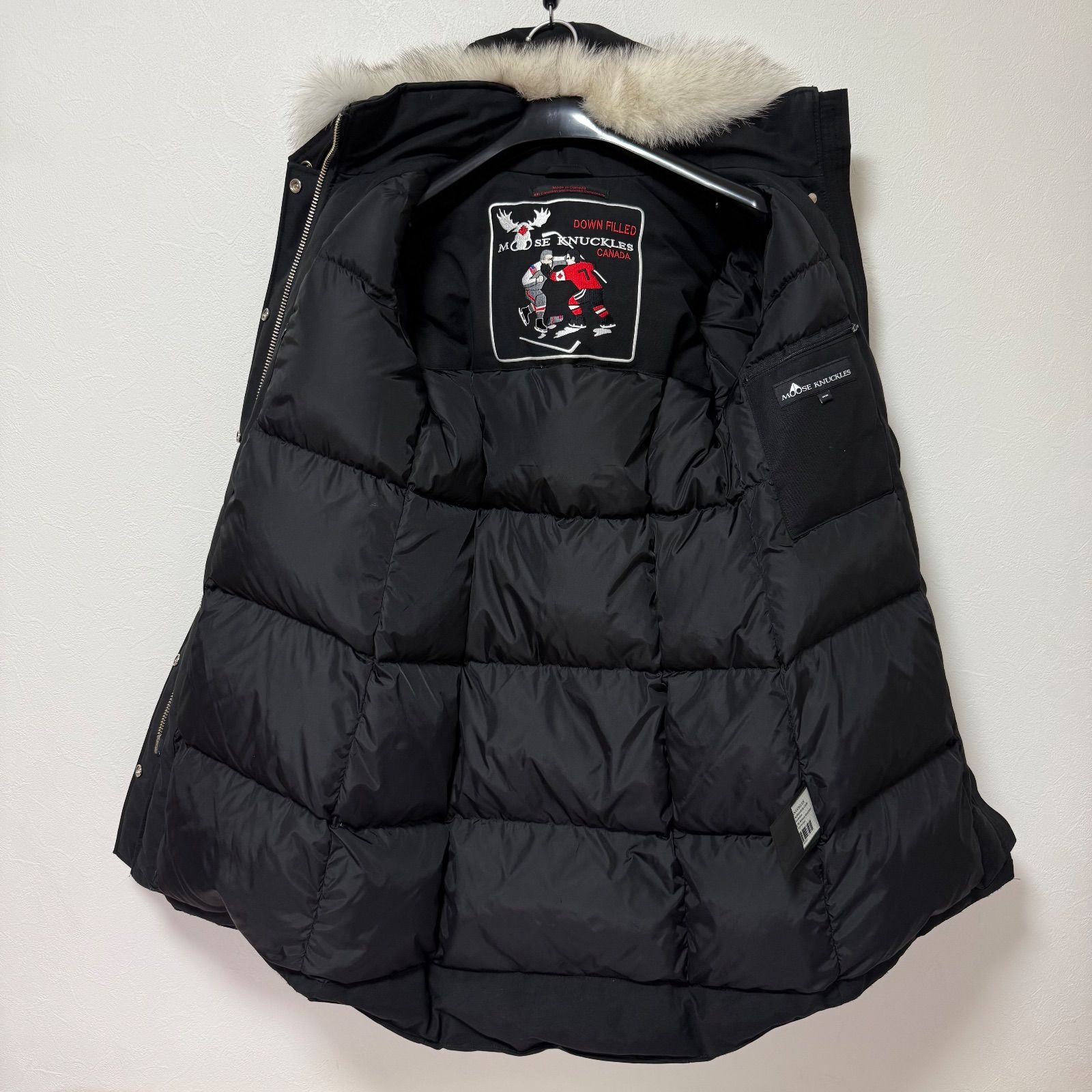 ムースナックルズ ダウンコート ファー付き - メルカリ