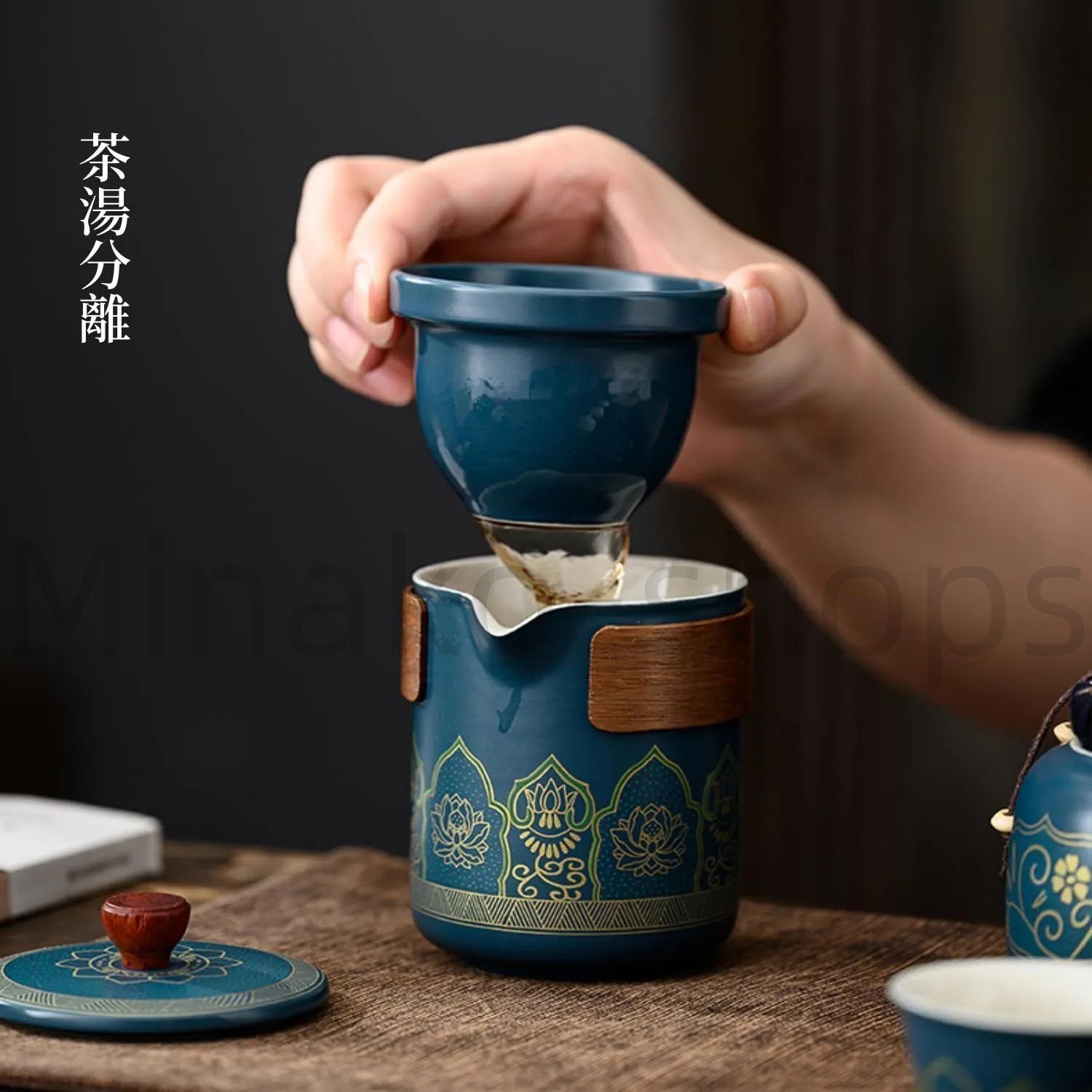 中国茶器セット 陶器製 収納ケース付き 【公式通販】