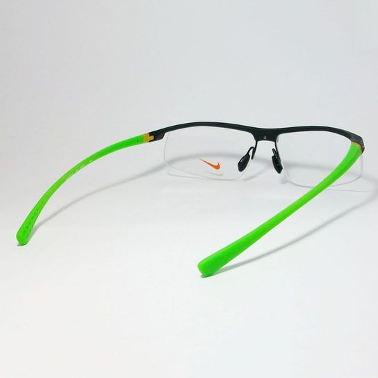 多機能な NIKE ナイキ VORTEX ボルテックス 軽量 スポーツ 眼鏡 メガネ フレーム サングラス 7071 3-005-59 度付可 マットブラック グリーン プレミアムな