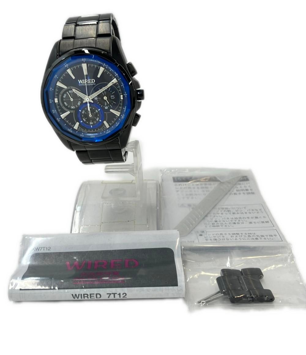 中古·Wiredワイアードクォーツメンズウォッチ腕時計 クロノグラフシルバー WIRED(ワイアード) ⁄ クォーツ腕時計⁄アナログ⁄ステンレス⁄VD57-KMD0