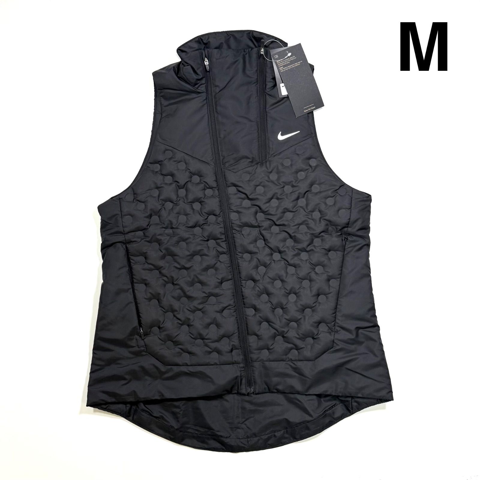 M ナイキ Therma-FIT ADV レペルエアロロフト ウィメンズランニングベスト ブラック 黒 FB7607-010