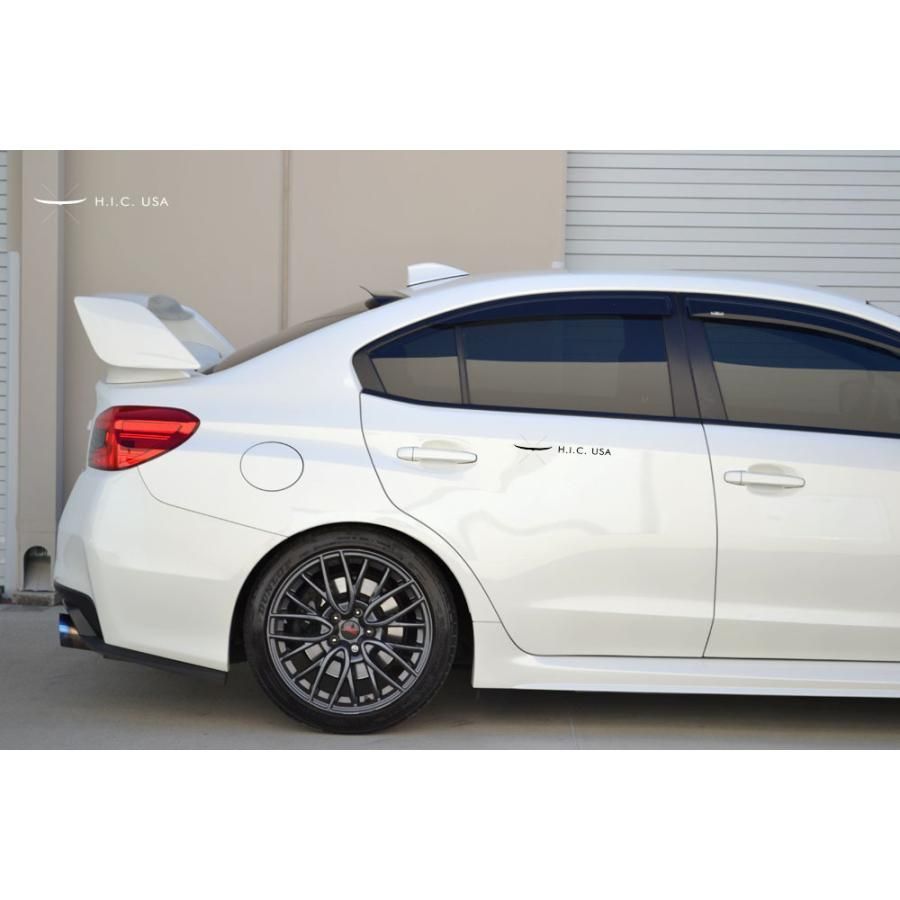 HIC製 VAG VAB WRX S4 STI リア ルーフバイザー スモーク 検 4ドア セダン ルーフ スポイラー ルーフ ウィンドウ バイザー USDM HIC 直輸入