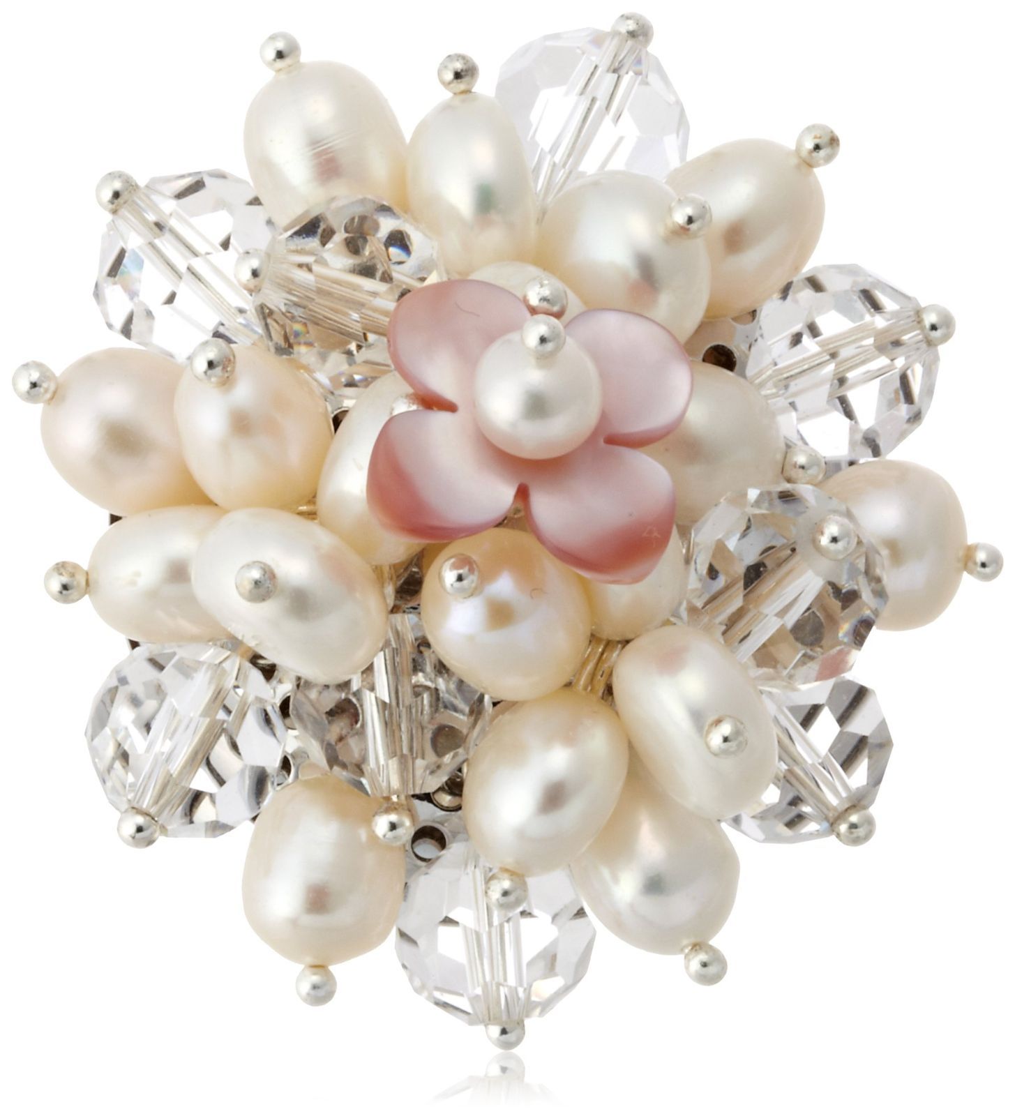 新着商品 SOPRASOLITO スカーフクリッフ゜ ピンク シェル ソプラソリト 銀 77381