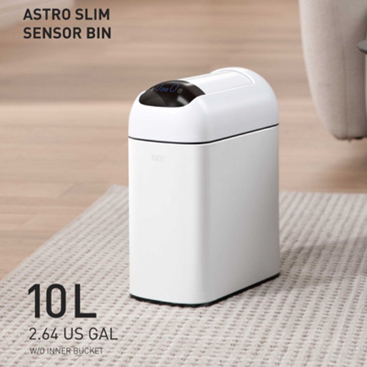 コストコ EKO（イーケーオー）アストロスリムセンサー式ゴミ箱10L ct67959  mof