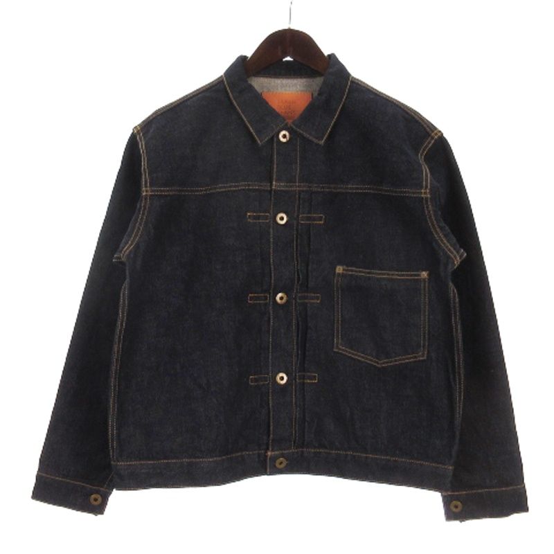 ジャパンブルージーンズ JAPAN BLUE JEANS 24SS 14.8oz Type1 Denim Jacket ハードデニム セルヴィッチ デニムジャケット JBGJ10034A インディゴ 38