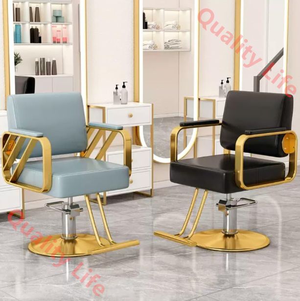 フットペダル付き油圧理容椅子 ヘアサロンチェア