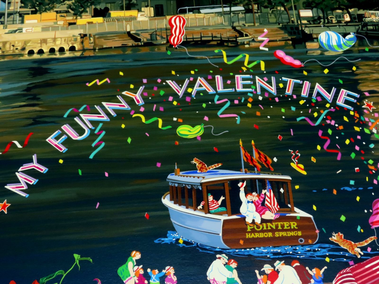 ヒロ・ヤマガタ】 恋人たちのフェスティバル シルクスクリーン