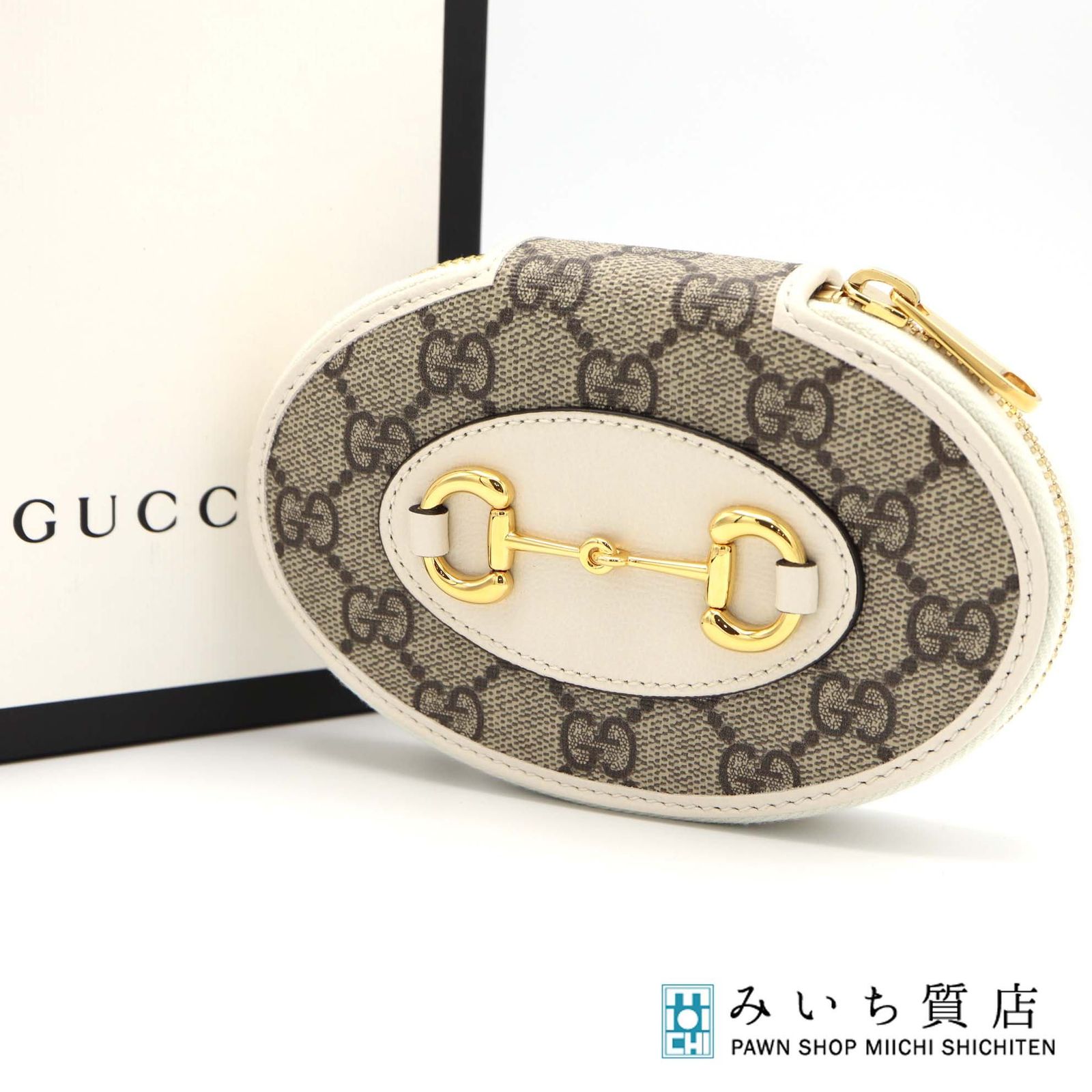 グッチ 622040 GGスプリーム ホースビット コインケース　レディース GUCCI 622040 GGスプリーム ホースビット コインケース