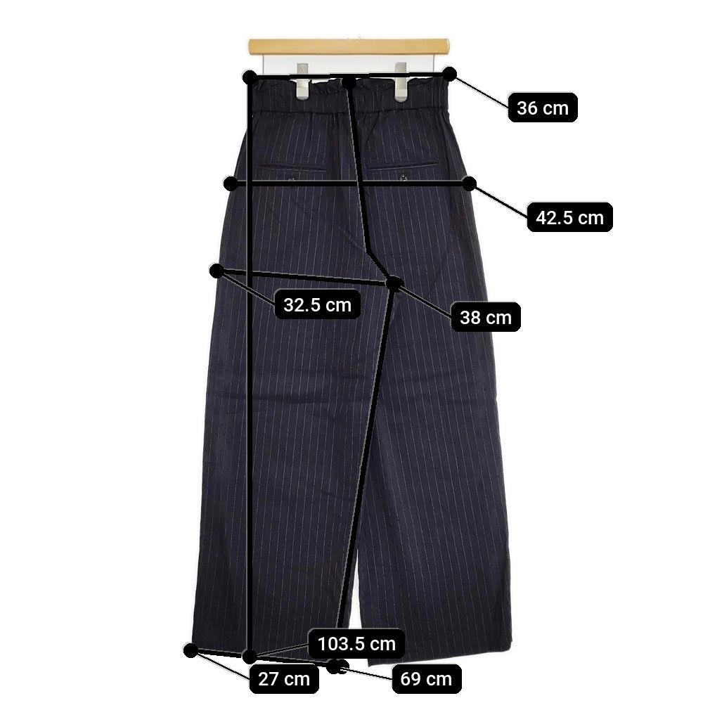 JOURNAL STANDARD ウォッシャブルコットンリネンVISストレートパンツ  