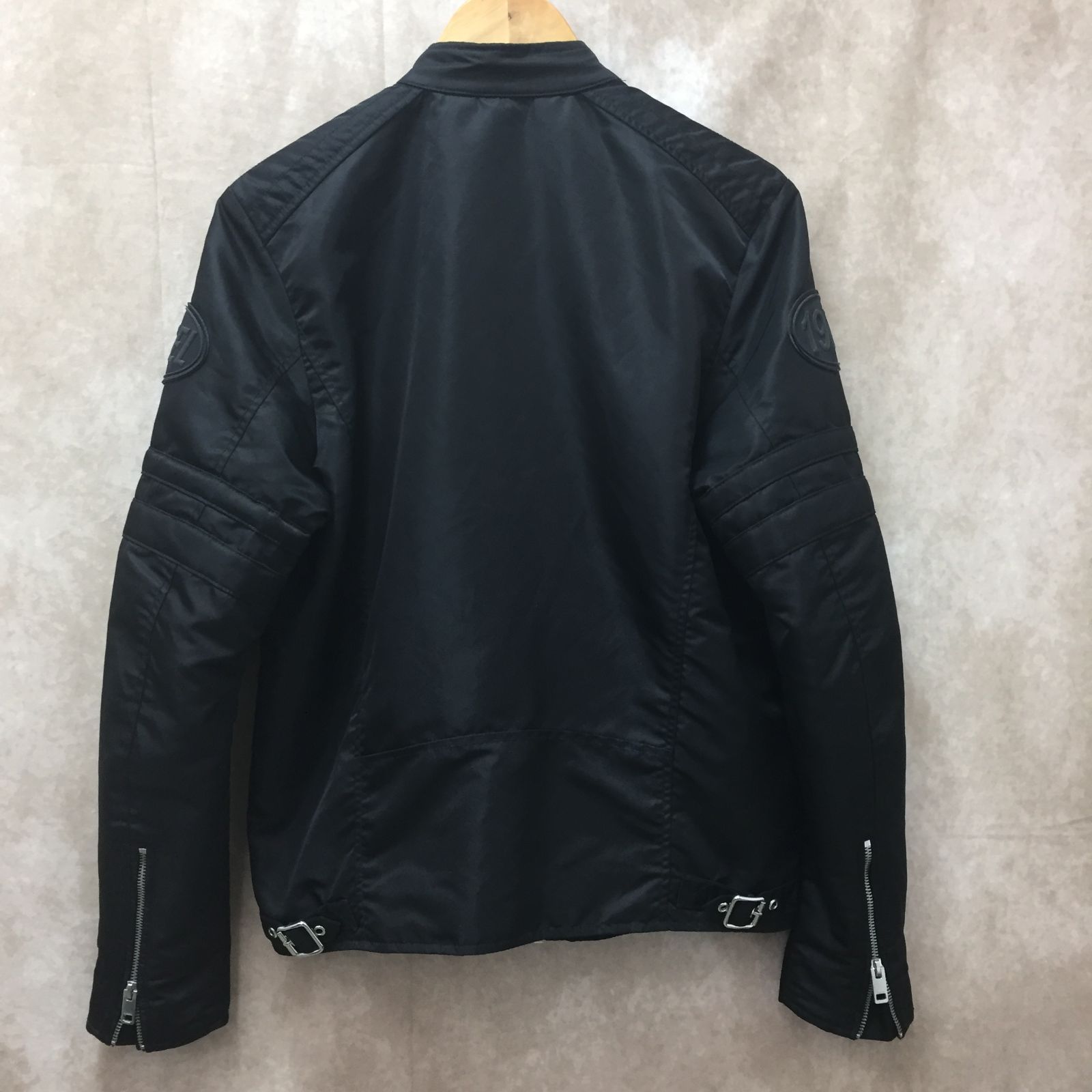 ☆美品☆ DIESEL ディーゼル ナイロンライダースジャケット Mサイズ 美品 DIESEL ディーゼル ナイロン ライダースジャケット Mサイズ