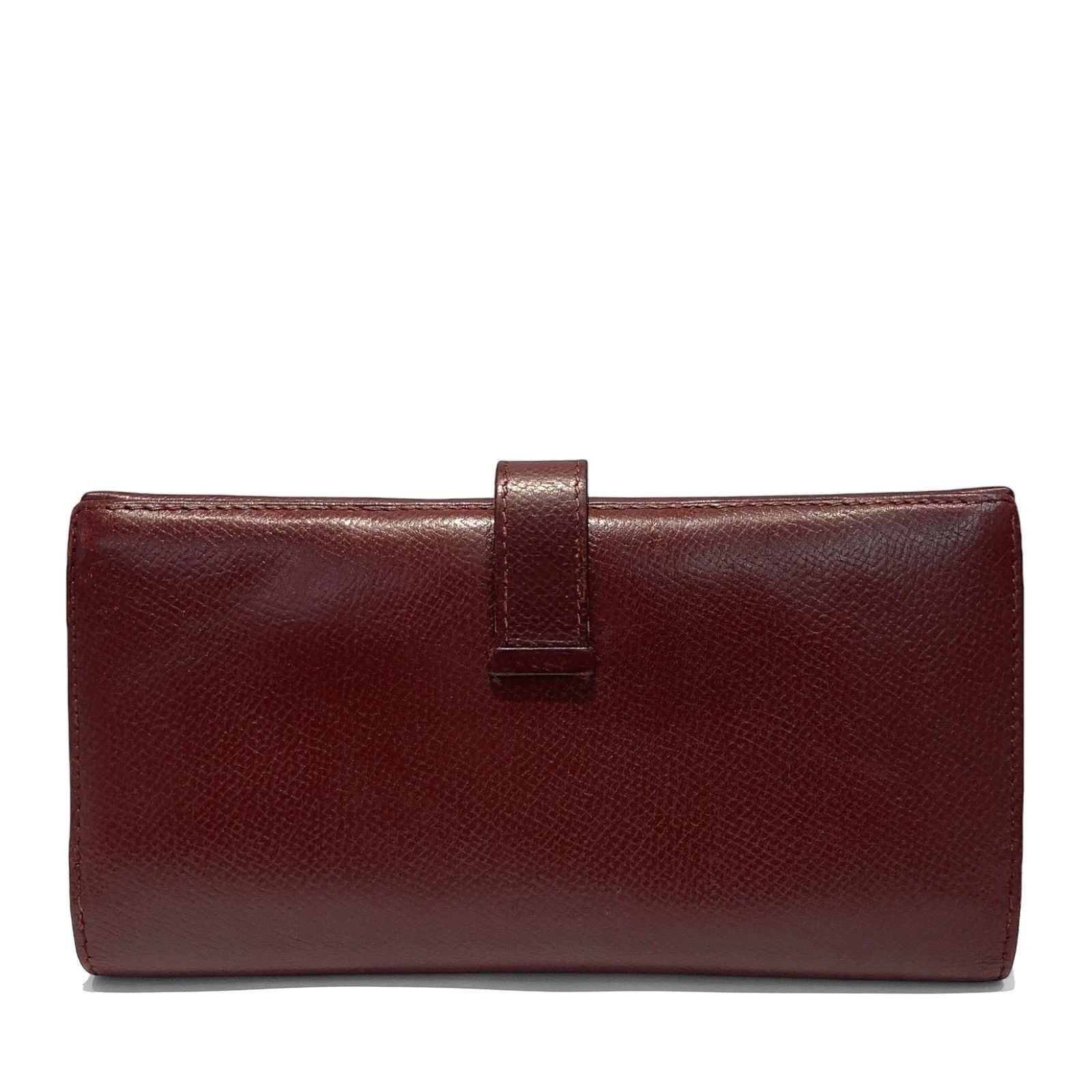 HERMES ダークレッド 二つ折り財布 エルメス HERMES 二つ折り財布 ベアンクラシック ボルドー