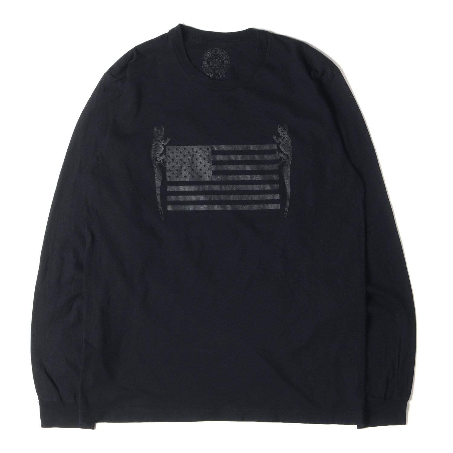 CHROME HEARTS クロムハーツ Tシャツ サイズ:L FOTI スカル 