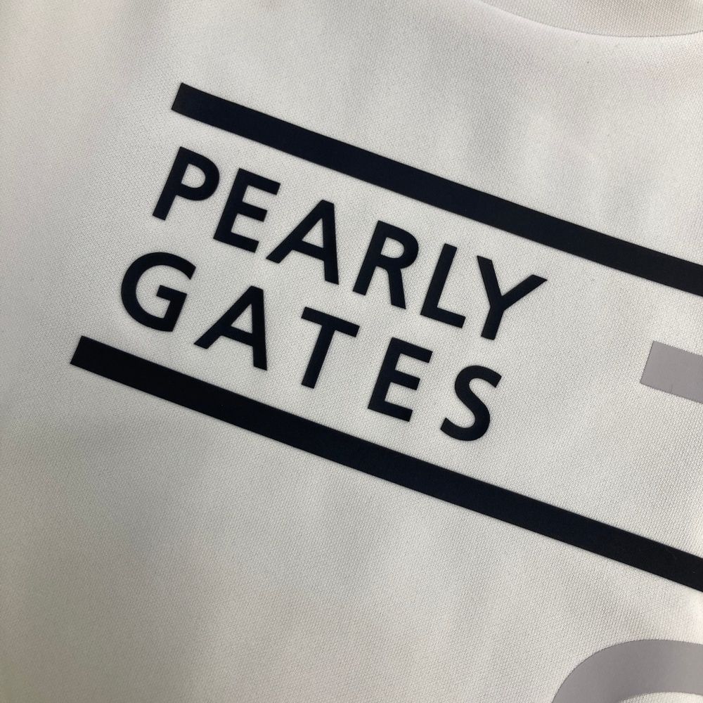 サイズ 2 PEARLY GATES パーリーゲイツ モデル モックネック 半袖Tシャツ プリント ホワイト系 240101541036 ゴルフウェア レディース ストスト LLC-HASEGAWATOSO_COM
