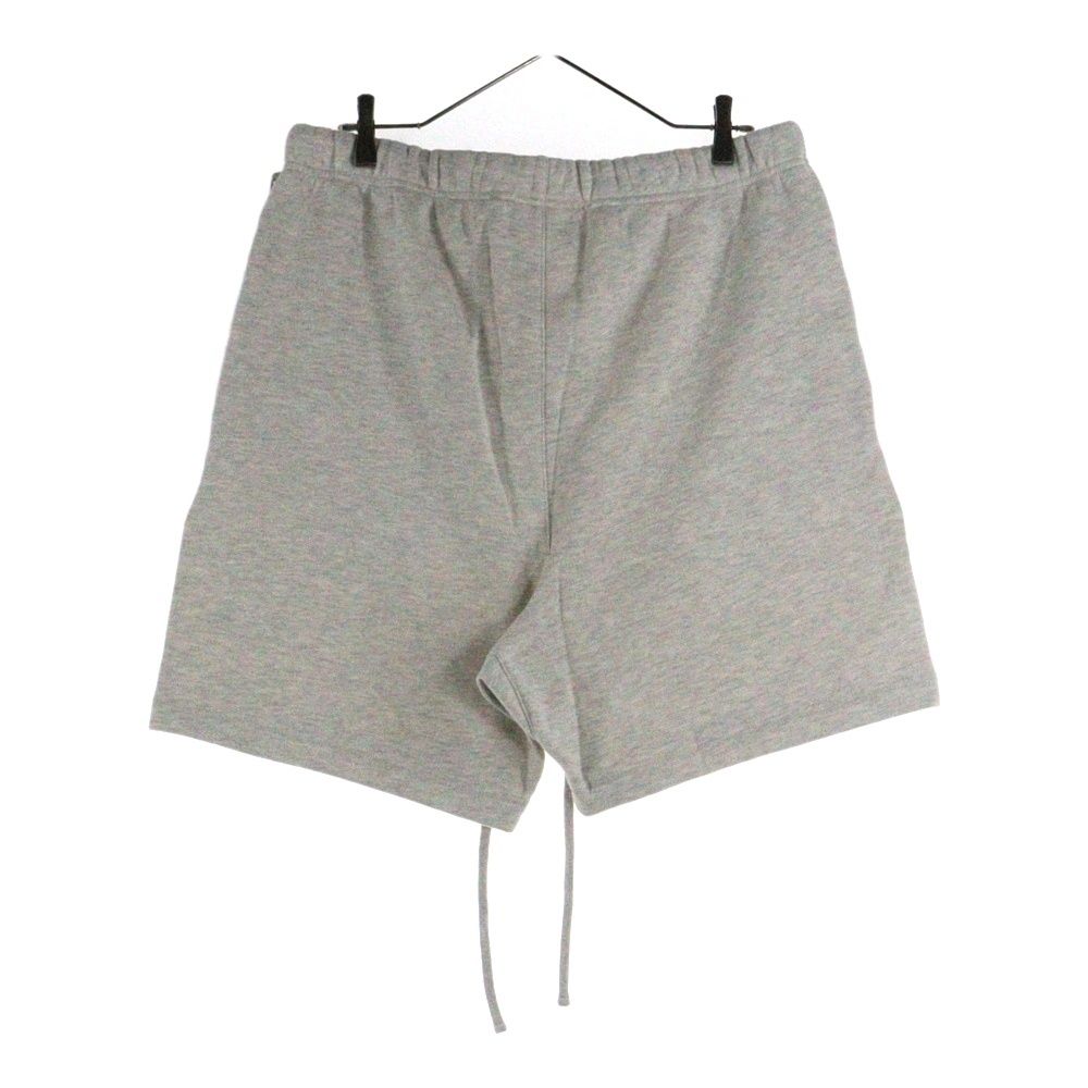 FEAR OF GOD フィアオブゴッド エッセンシャルズ SHORT PANTS 1977 フェルトロゴ スウェットハーフパンツ ショーツ グレージュ