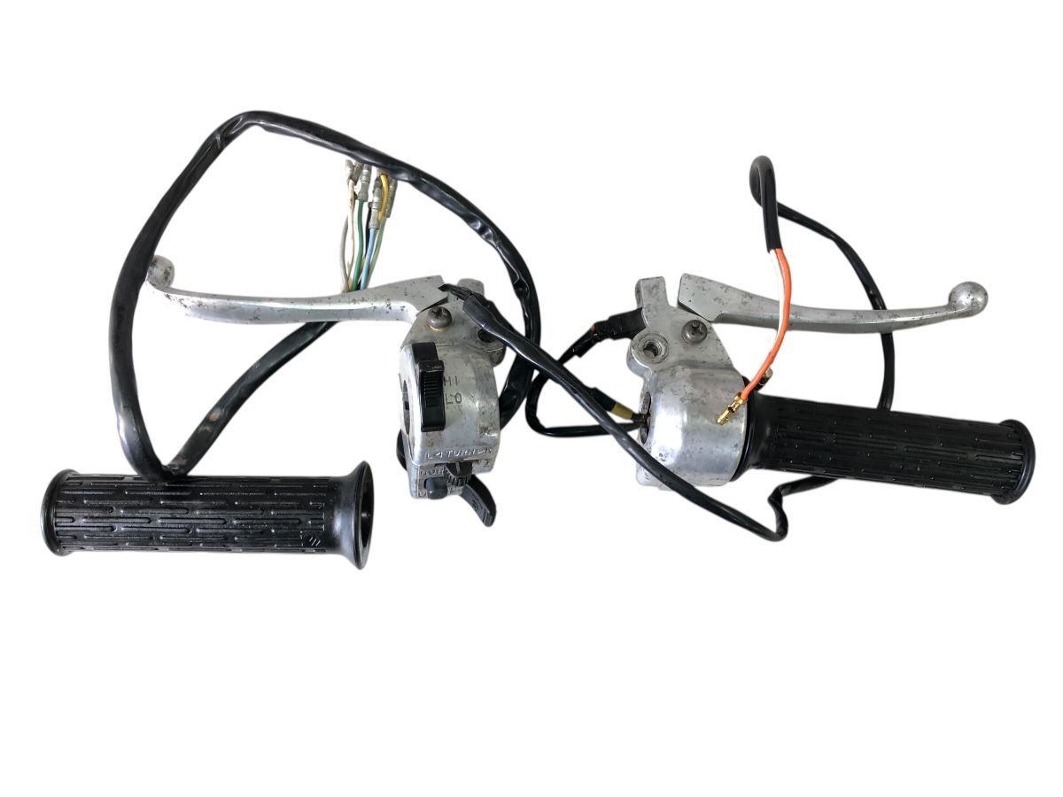 SUZUKI コレダスクランブラー50 LA13A 左右 ハンドルスイッチ グリップ レバー セット 作動OK ＯＨにも 2768-M6300