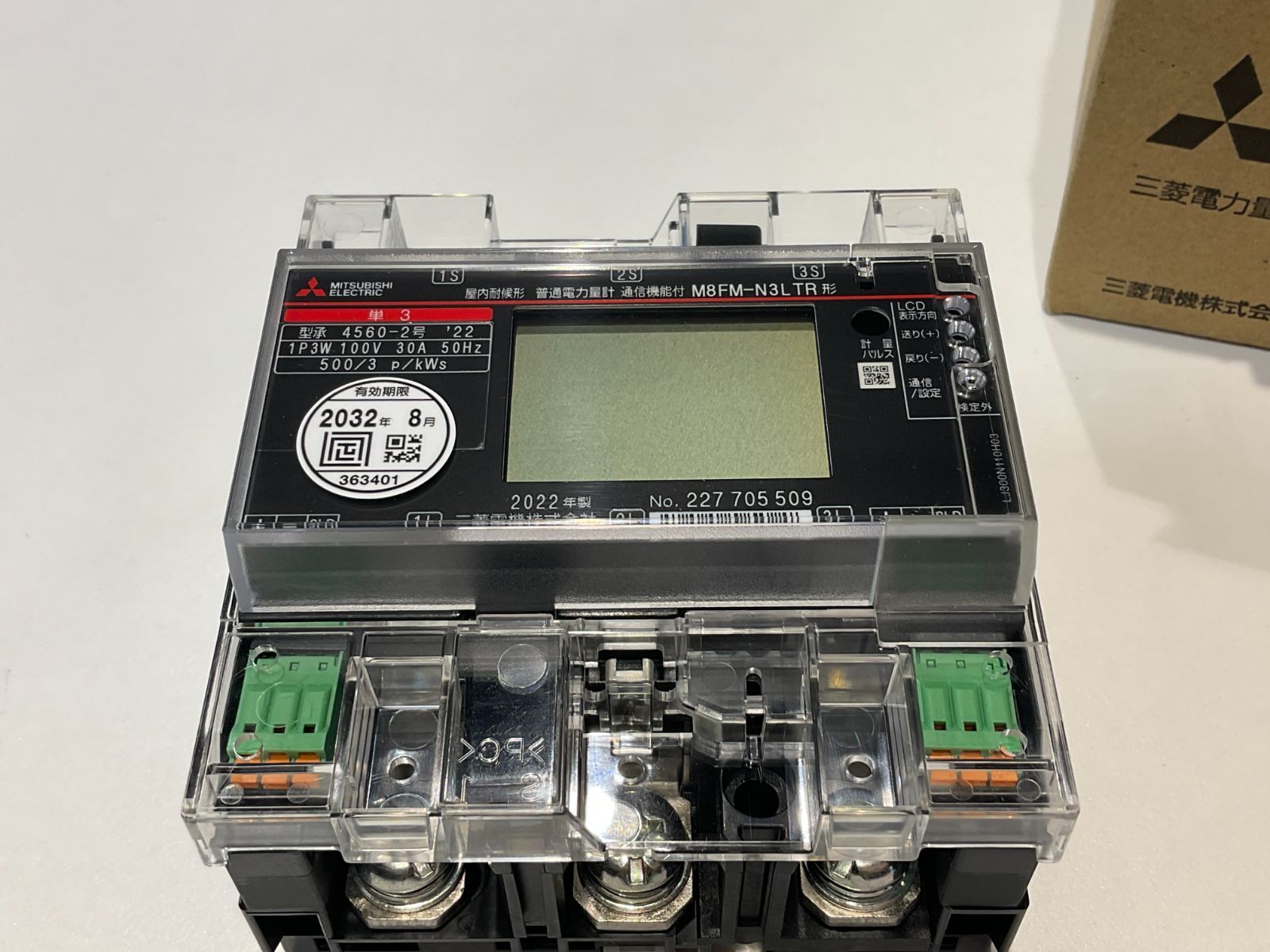 三菱電機「M8FM-N3LTR」 電力管理用計器1P3W100W30A50Hz - メルカリ