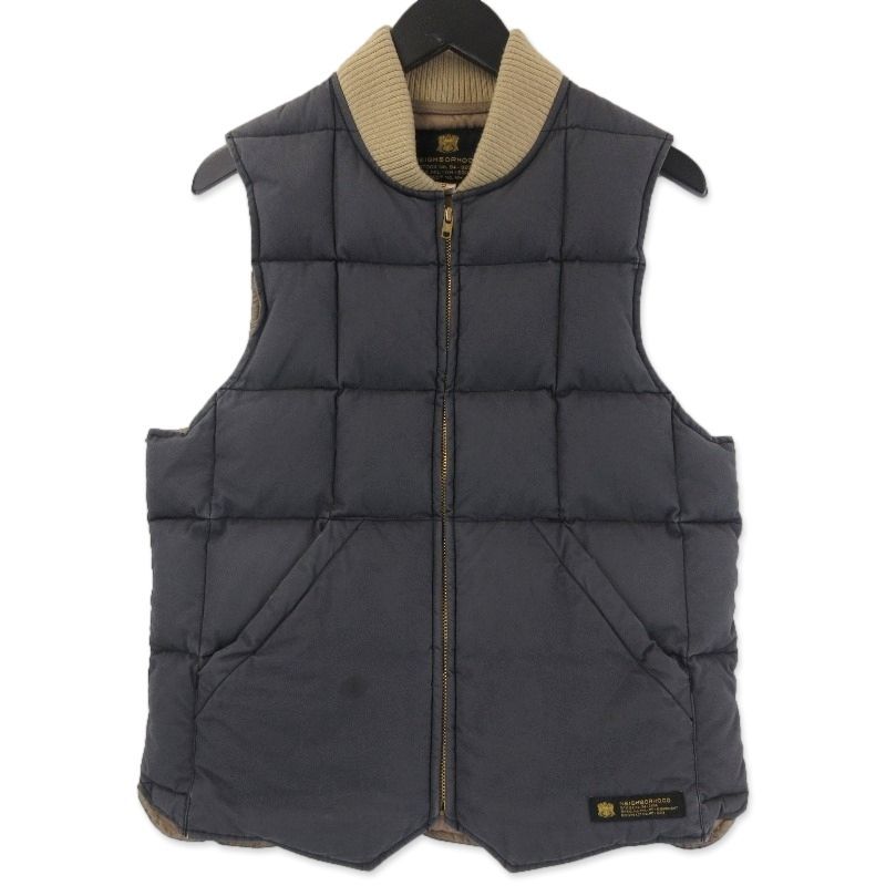 NEIGHBORHOOD ネイバーフッド ダウンベスト 152TSNH-JKM03 MIL-DOWN/C-VEST グレー S71010204