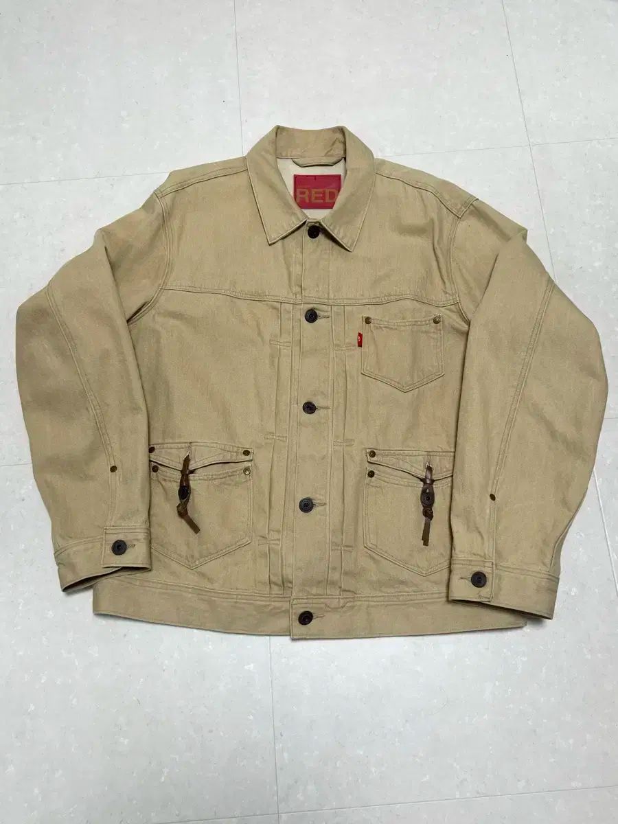 LEVI S リーバイス レッド シンチバッグ トラッカー ジャケット L 100 ー 105
