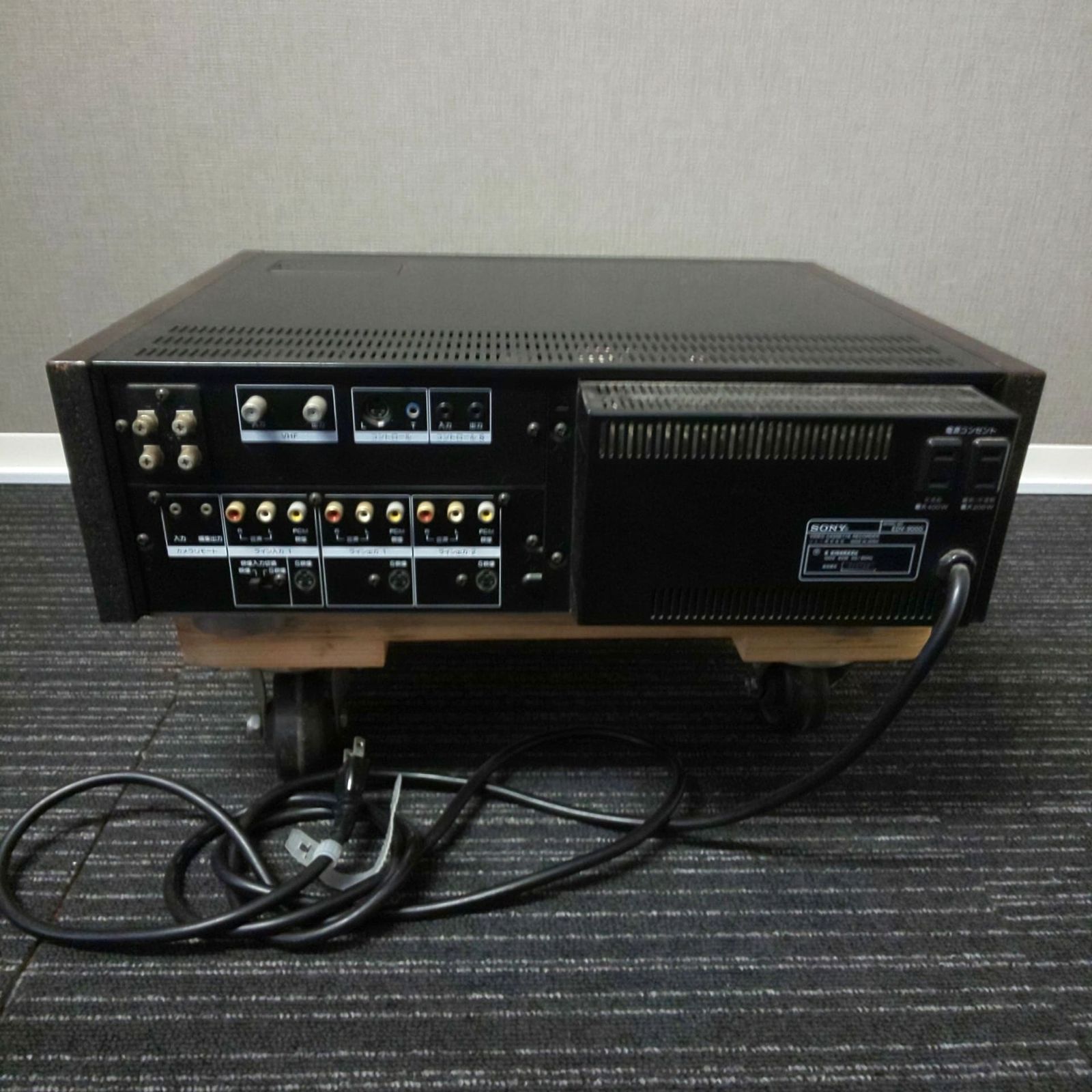 916 SONY EDV-9000 ベータビデオデッキ EDベータ ソニー 映像機器 現状