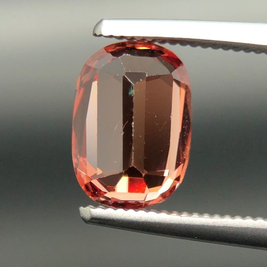 美品]天然非加熱 モゴック産 オレンジ スピネル ルース 1.61ct