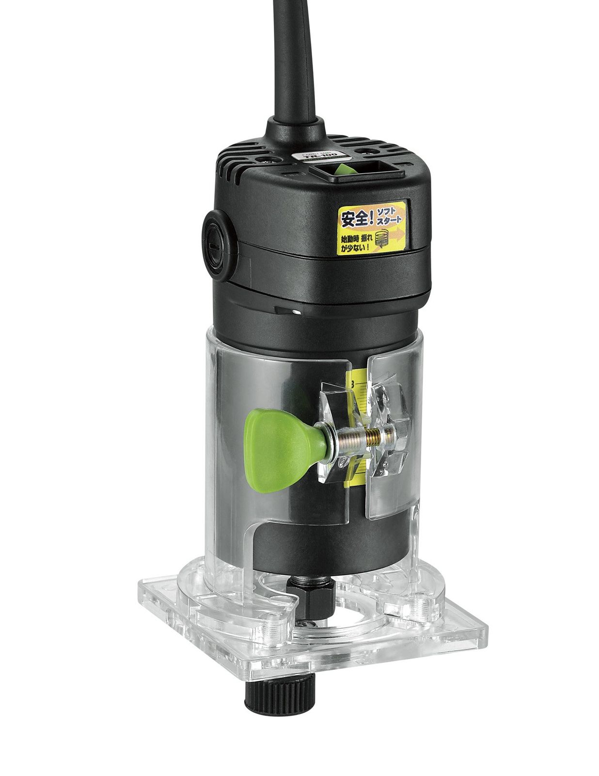 高儀(Takagi) 電動トリマ コード付き EARTH MAN TR-100【ソフトスタートにより始動時の振れが少ない】 トリマー 電動工具 電動トリマー DIY 電動カンナ [(旧)電源コード式] [(旧)電源コード式]