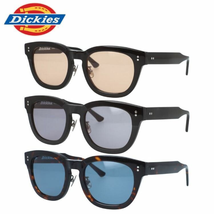 ディッキーズ サングラス アジアンフィット フルフィット 調整 ノーズパッド クリングス Dickies DIKS 503 全3 53サイズ ウェリントン型 ユニセックス メンズ レディース