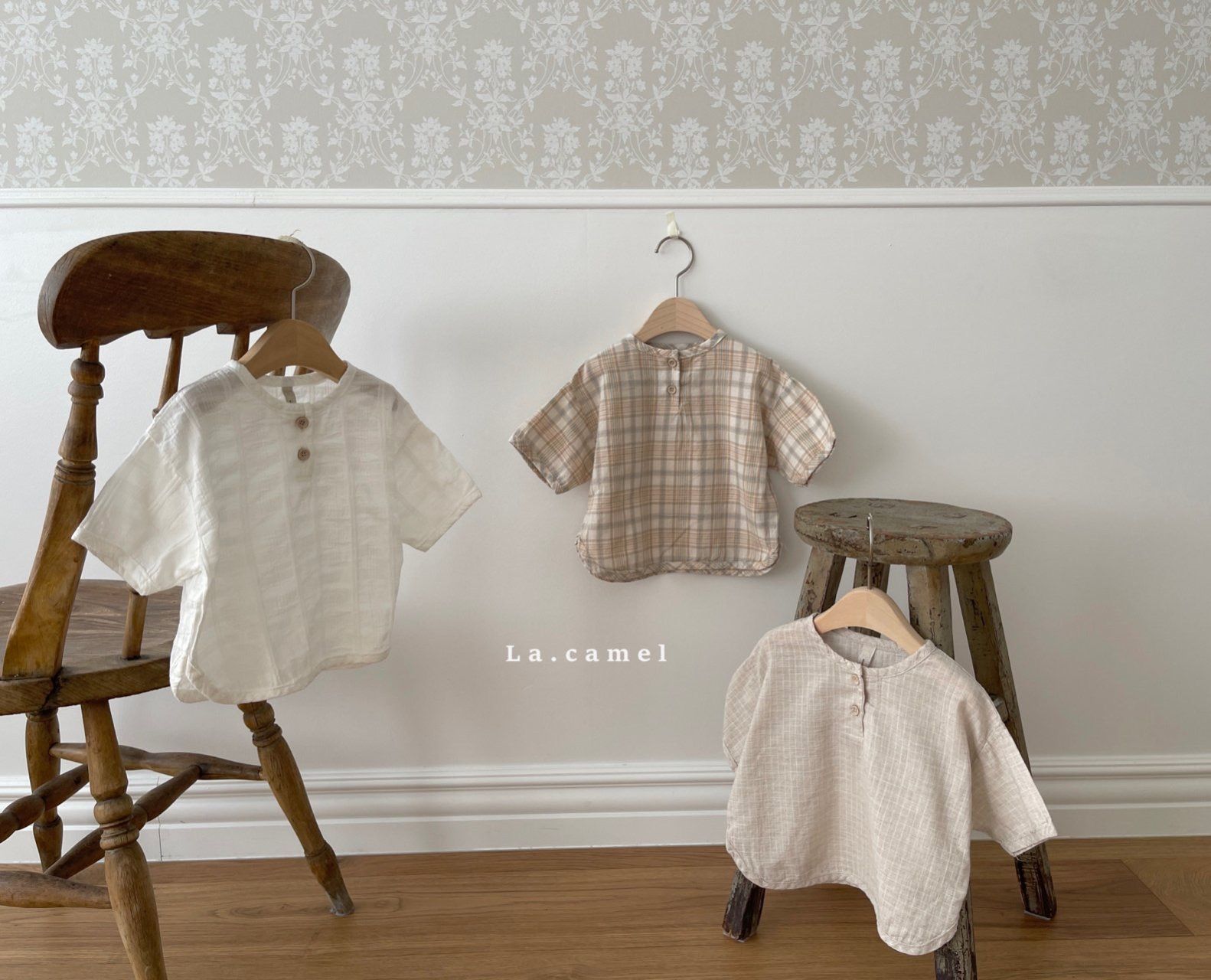 【韓国子供服】la camel   reve bebe shirt