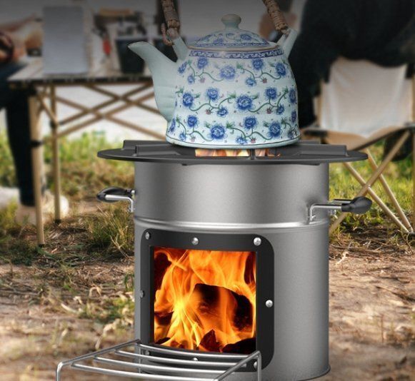 薪かまど屋外小型家庭用便携キャンプ焚き火ストーブ暖房ストーブ