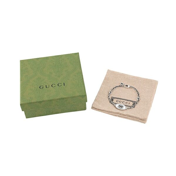 新品 グッチ GUCCI ブレスレット GGマーモント シルバー - メルカリ