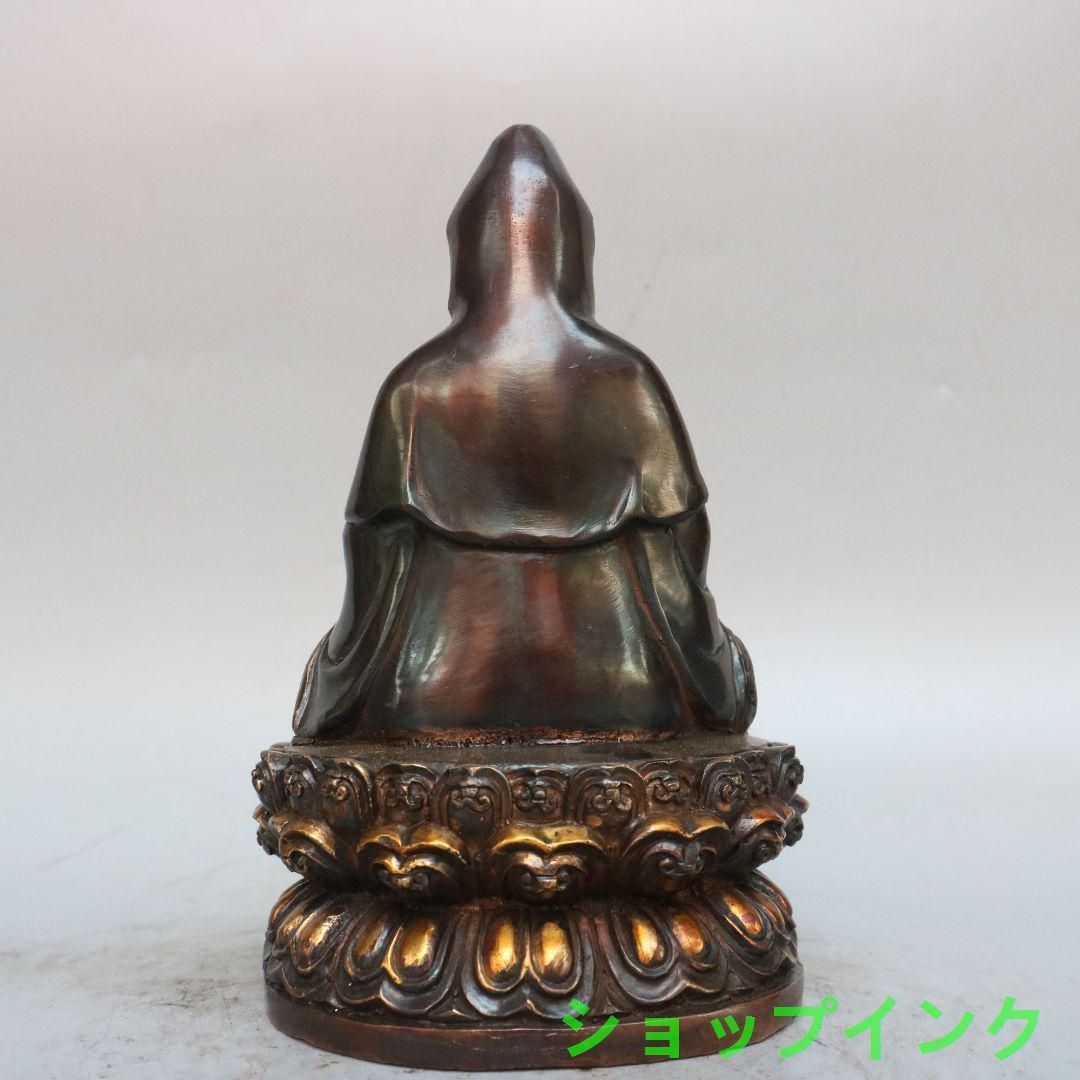 仏教美術 観音蓮華坐像 仏像 置物 仏教美術 観音蓮華坐像 仏像 置物 - メルカリ