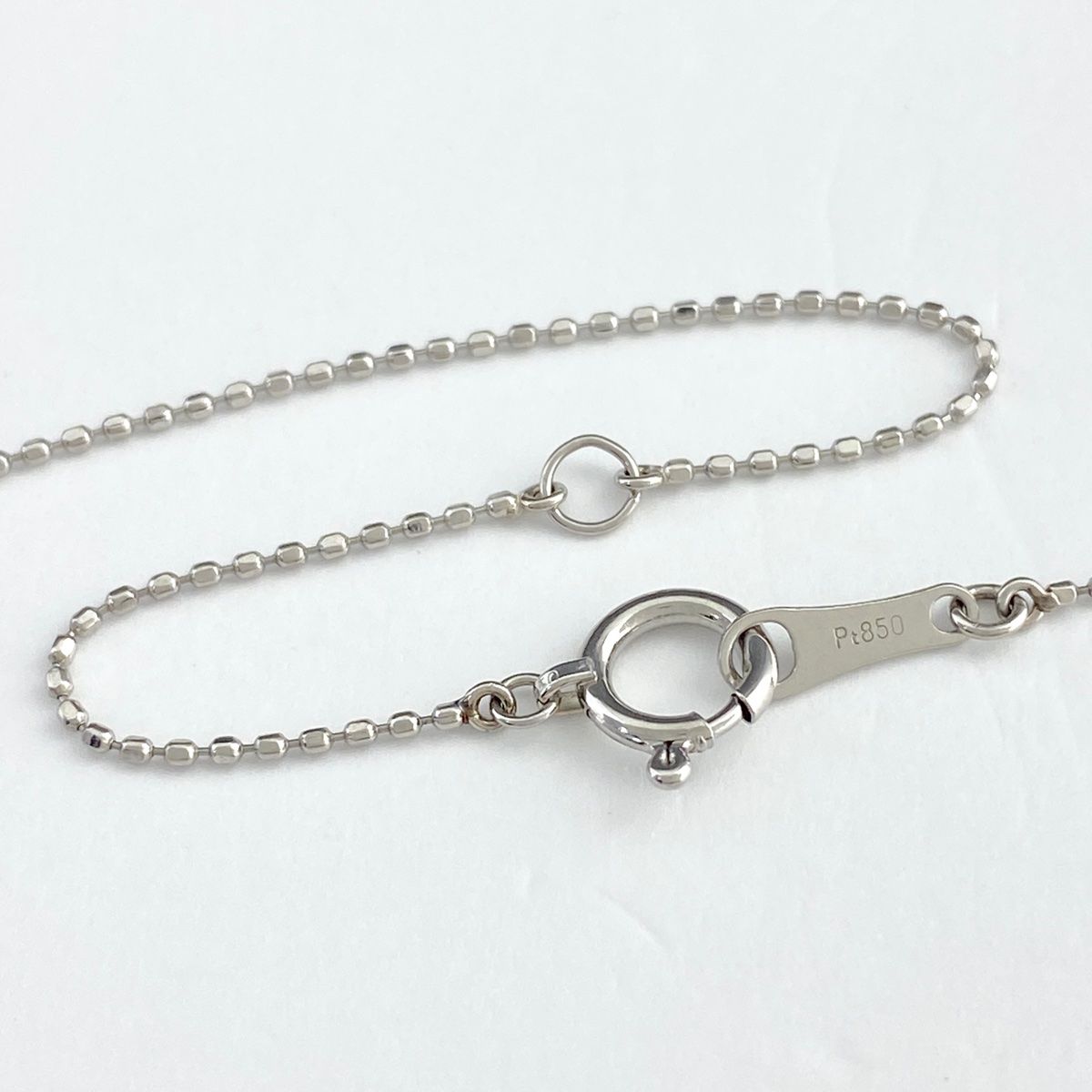 メレダイヤ デザインネックレス プラチナ ペンダント ネックレス Pt850  