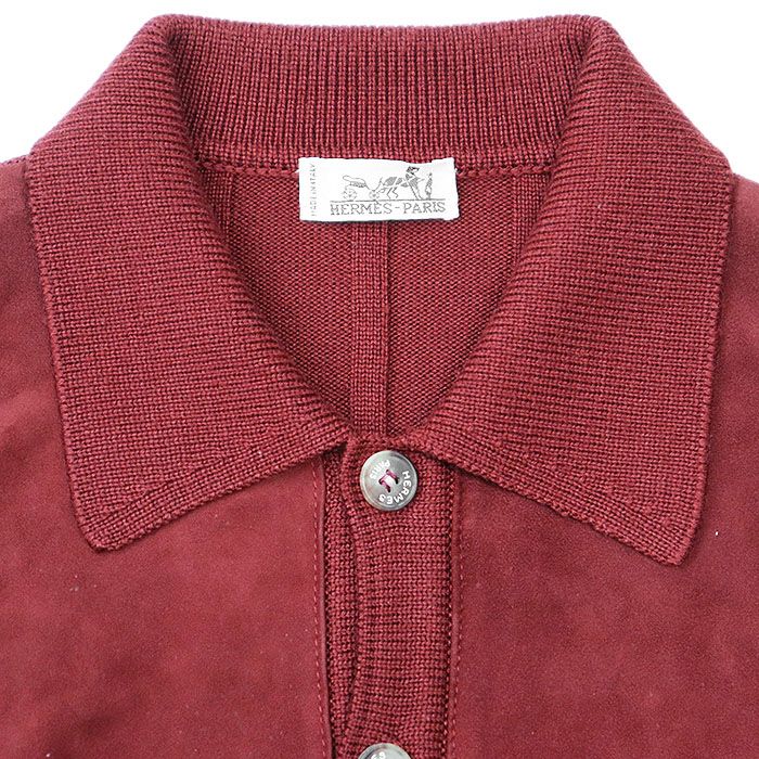 HERMES エルメス セーター ポロシャツ ヴィンテージ H ロゴ