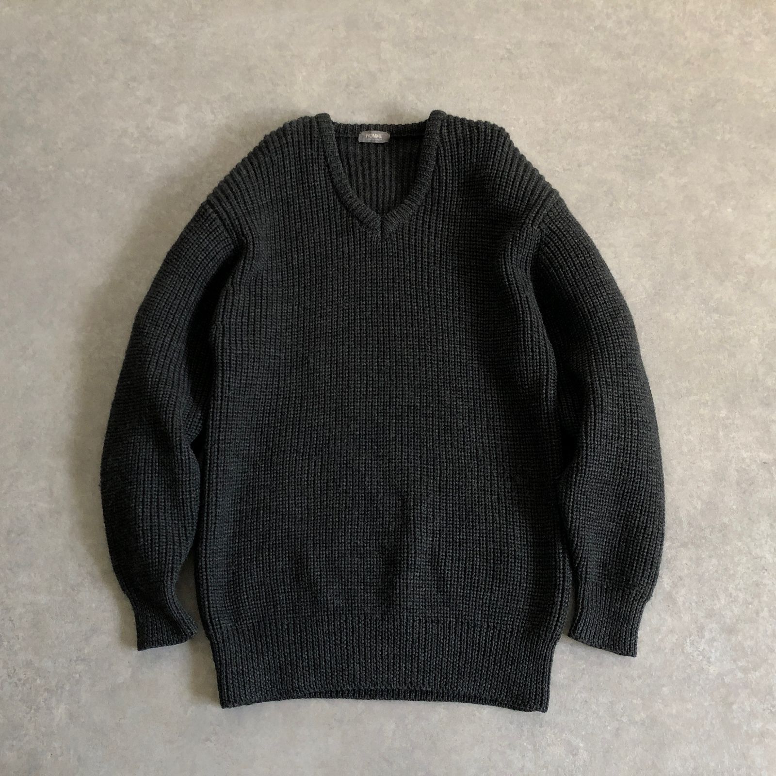 最初期 希少70's COMME des GARCONS HOMME ざっくり ウール