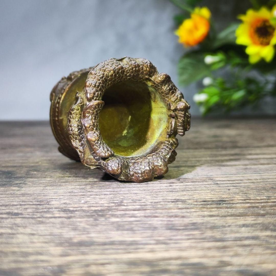 香炉 銅器 文房具 茶道具 重厚 極細工 工芸品 美術品 置物 竜香炉 銅器 文房具 茶道具 重厚 極細工 工芸品 美術品 置物 仏事