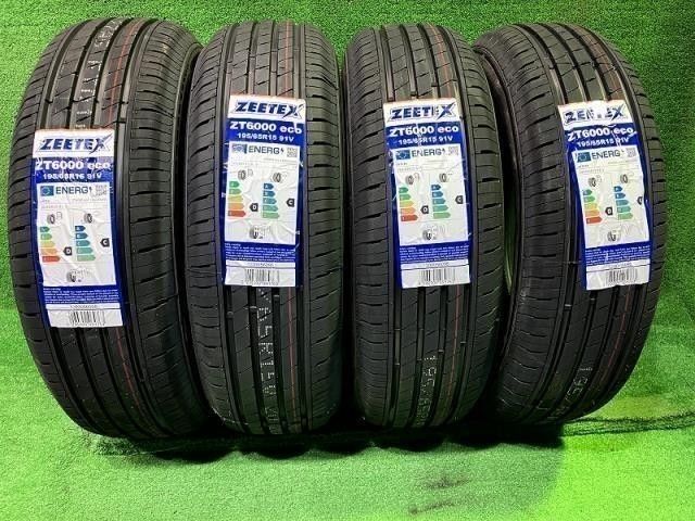 ZEETEX サマー ジーテックス ZT6000ECO 195 65R15 4本 7ミリ