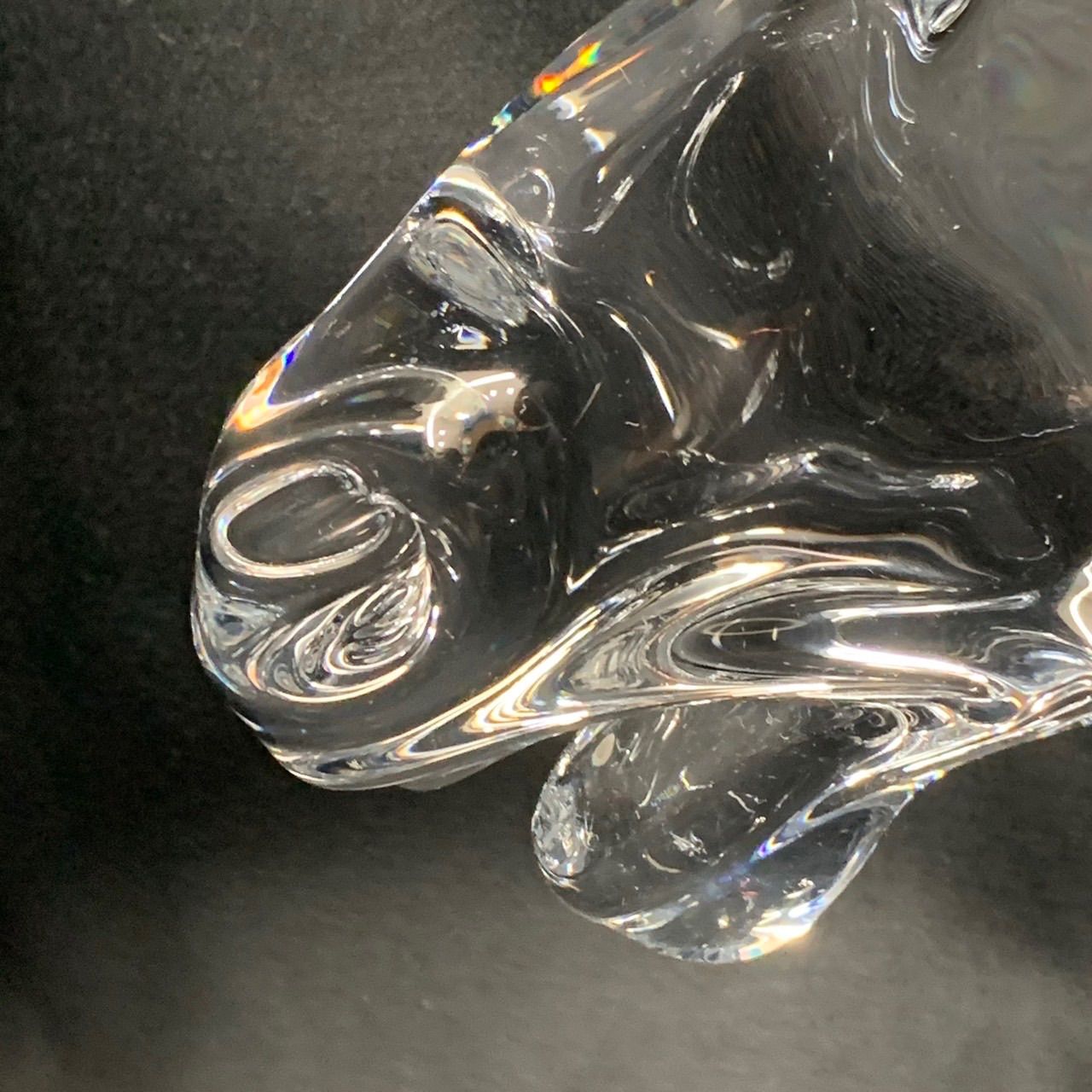 セーブル クリスタル フランスCristal de Sevresクリスタル馬置物 CRISTAL de SEVRES セーブル 馬 クリスタルガラス 置物 SEVRES