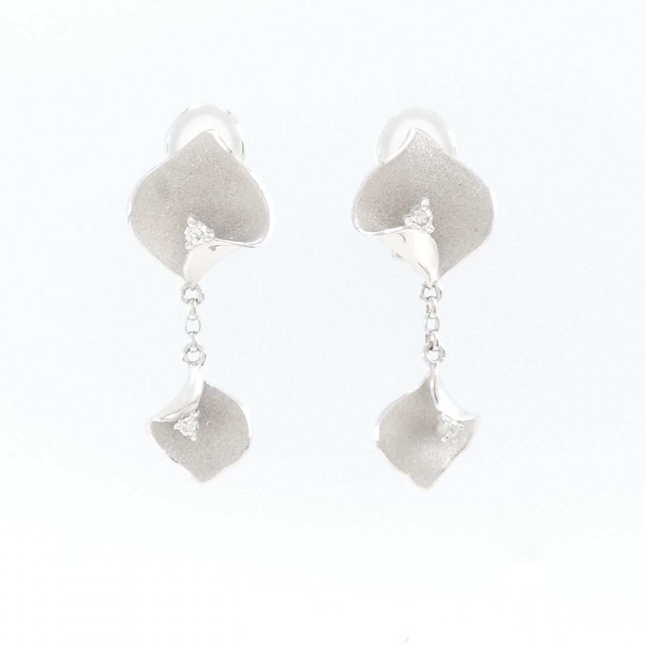 タムラシュンイチ ダイヤモンド イヤリング 0.10CT