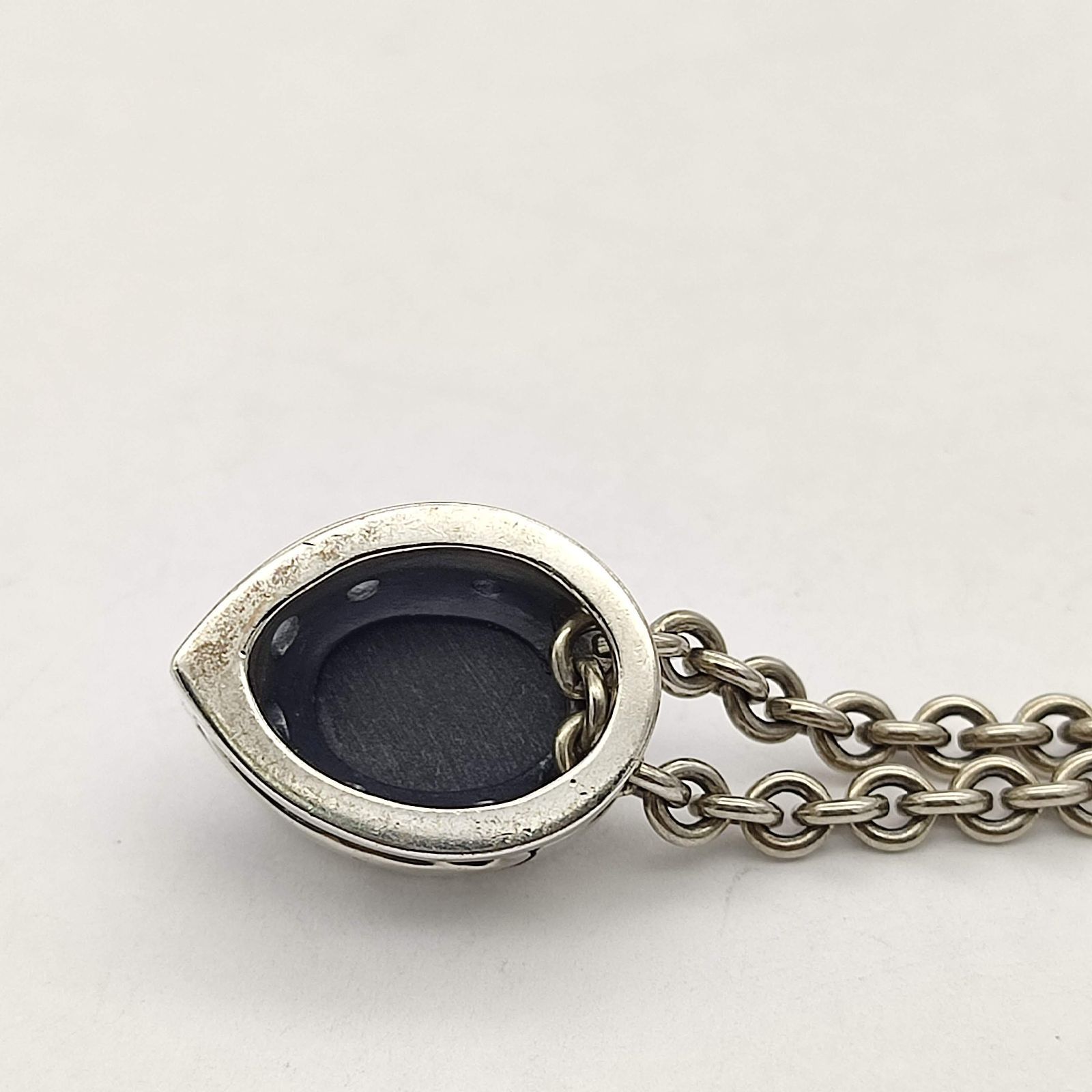 エムズコレクション シルバー オニキス ネクレス 美品】M'S COLLECTION エムズコレクション オニキス デザイン
