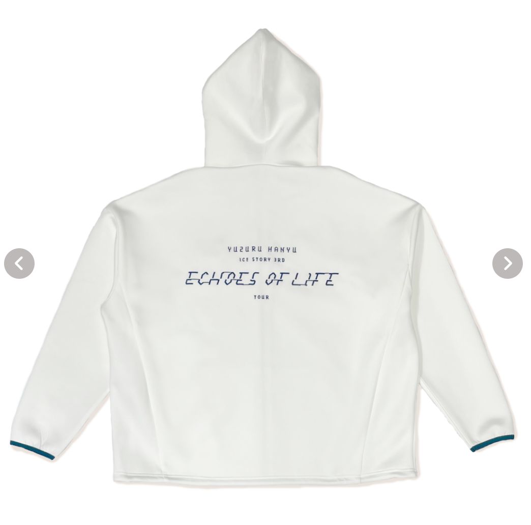 羽生結弦　プロローグ　パーカーホワイトM   新品未使用未開封 羽生結弦 プロローグ パーカーホワイトM 特典バッグ付き 新品未