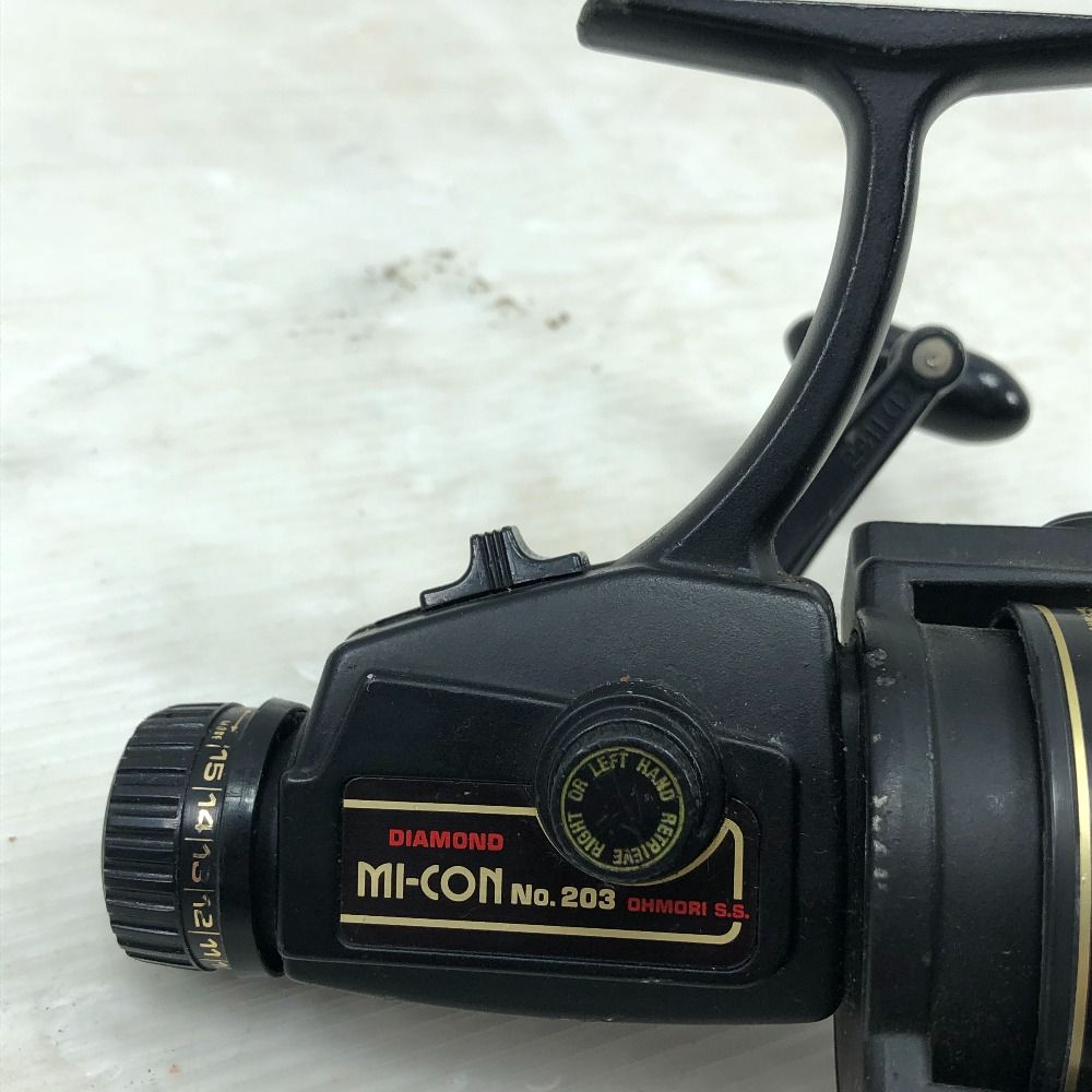ΣΣ大森製作所(DIAMOND) ダイアモンド スピニングリール マイコン203