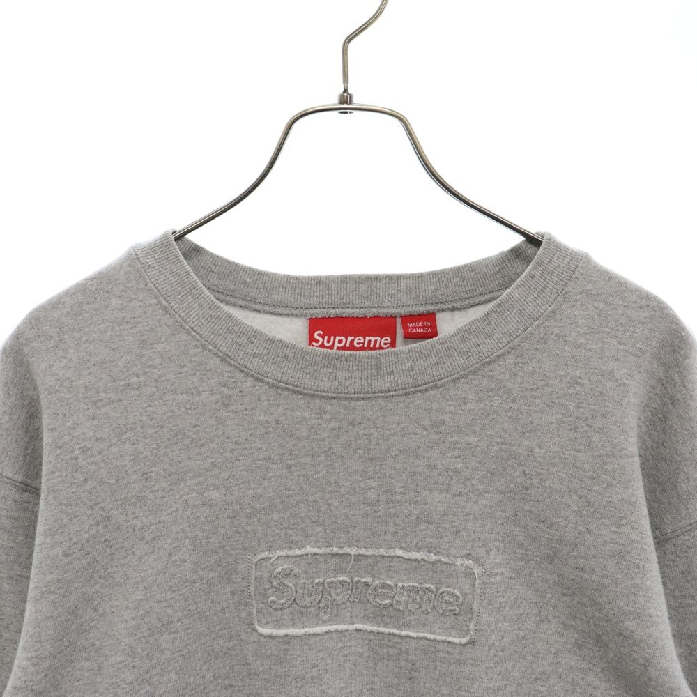 SUPREME (シュプリーム) 20SS Cutout Logo Crewneck カットアウト