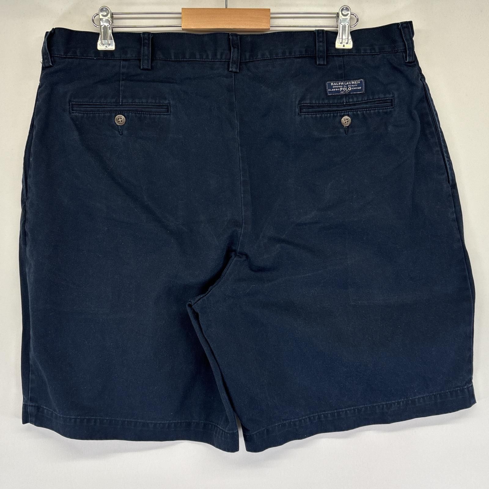 ポロチノ　ショートパンツ　無地　TYLER SHORT　古着　ネイビー　W32 ポロチノ ショートパンツ 無地 TYLER SHORT 古着 ネイビー W32