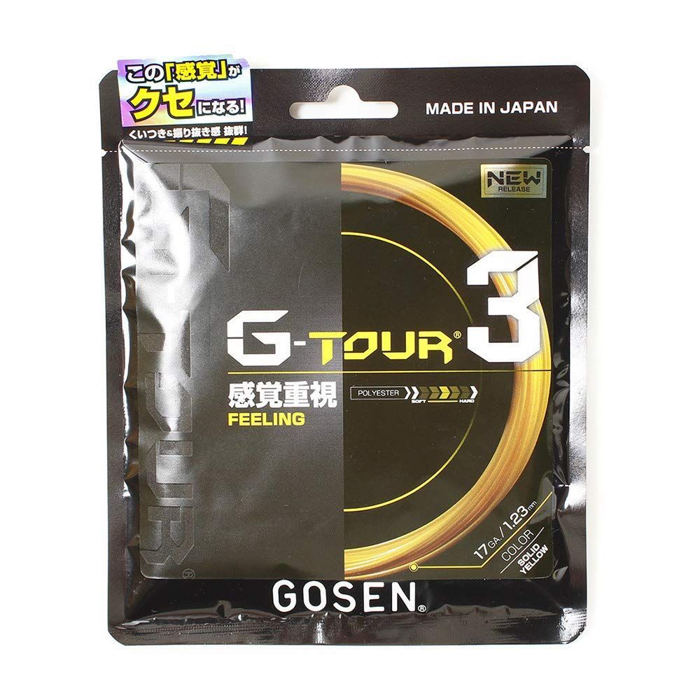 ゴーセン(GOSEN) テニス 硬式 ガット ジー・ツアー 3 - ストリング・ガット