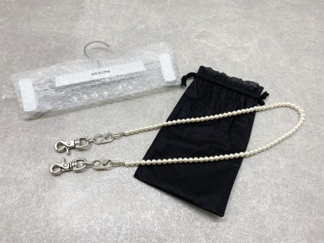 WE11DONE（ウェルダン）WD-PT9-20-183 PEARL CHAIN BAGGY TROUSER ...