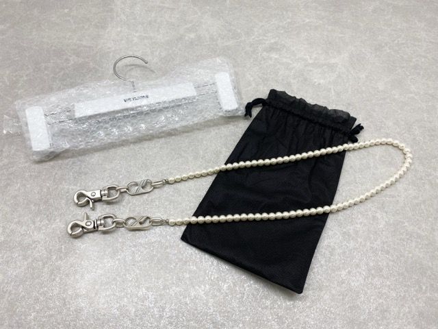 WE11DONE（ウェルダン）WD-PT9-20-183 PEARL CHAIN BAGGY TROUSER