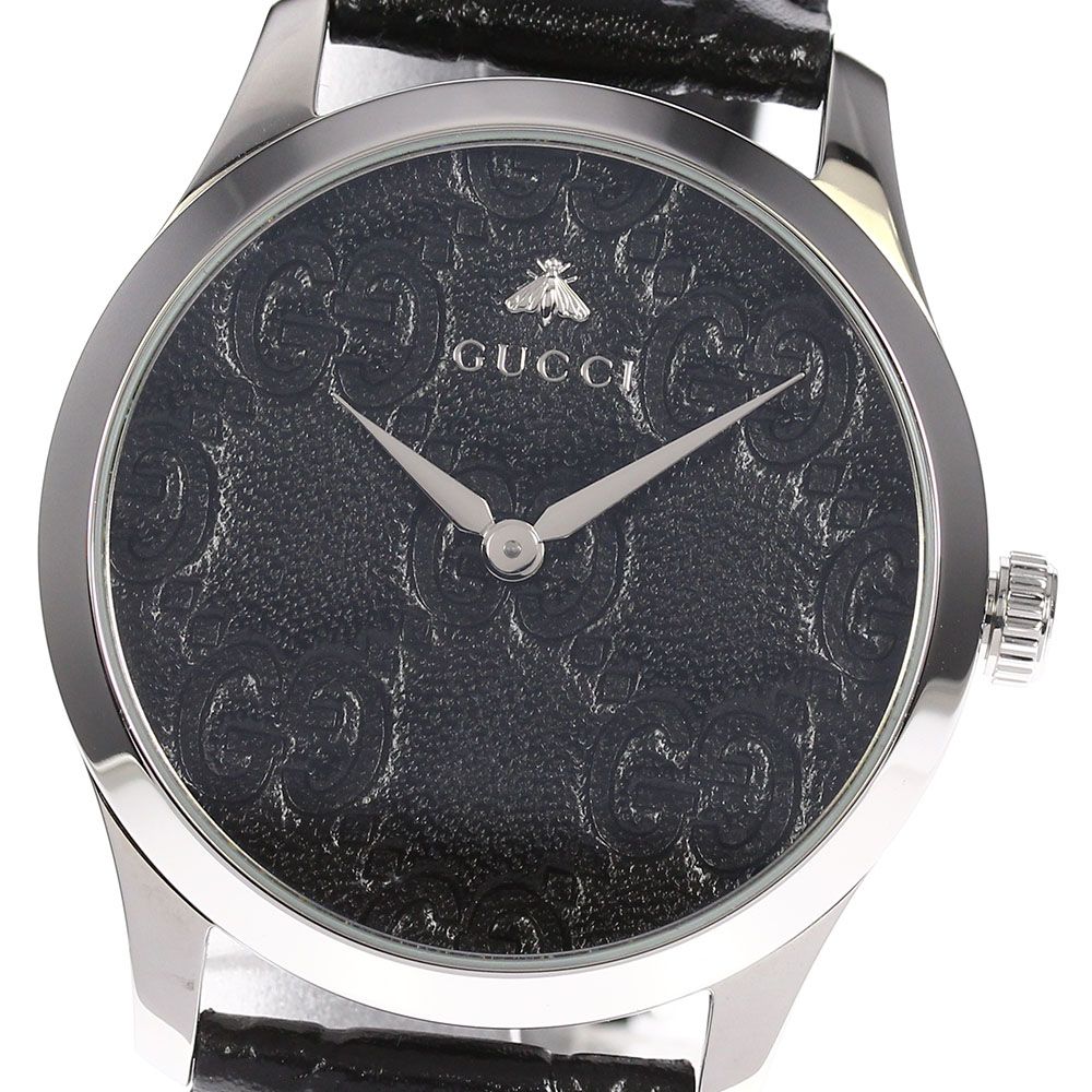 グッチ GUCCI 126.4/YA126403 G-タイムレス クォーツ レディース極美品 ...