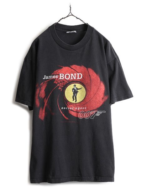 お得なクーポン配布中!】 90s USA製 007 ジェームスボンド 半袖Tシャツ 