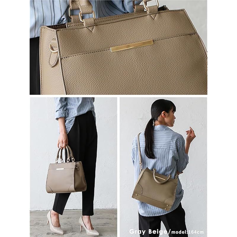 スクエア2wayトートバッグ